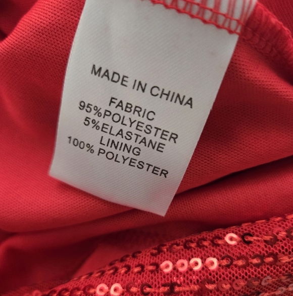 Sparlky Red Event Dress EUC - Picture 7 of 8